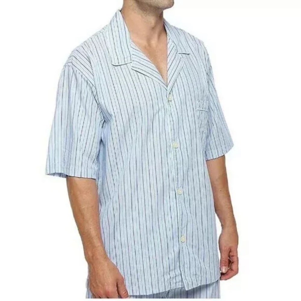 New Ralph Lauren mens striped pajama top short sleeve